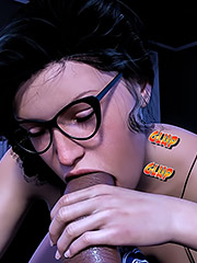 I love sucking these huge balls - The Shepherd's wife 19 by Pig King, CrazyDad 3D